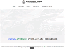 Tablet Screenshot of noleggio-conducente-milano.it